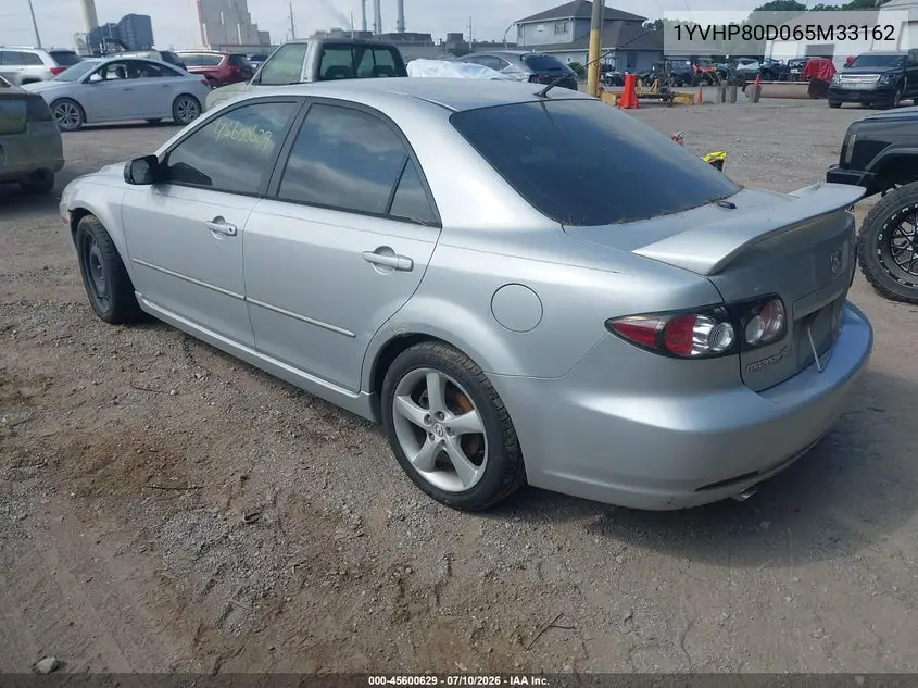 2006 Mazda Mazda6 Sport S VIN: 1YVHP80D065M33162 Lot: 45600629