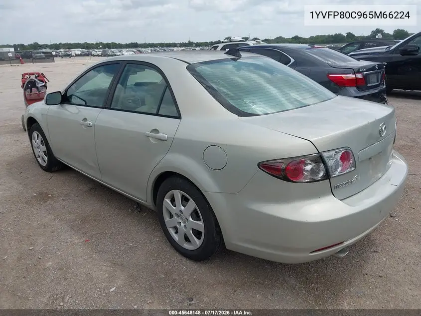 2006 Mazda Mazda6 I VIN: 1YVFP80C965M66224 Lot: 45648148