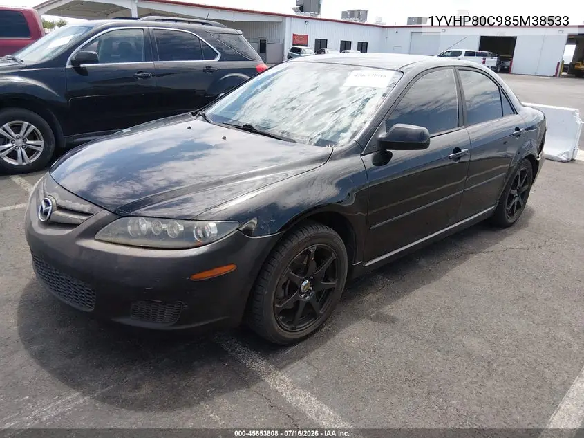2008 Mazda Mazda6 I Sport Ve VIN: 1YVHP80C985M38533 Lot: 45653808