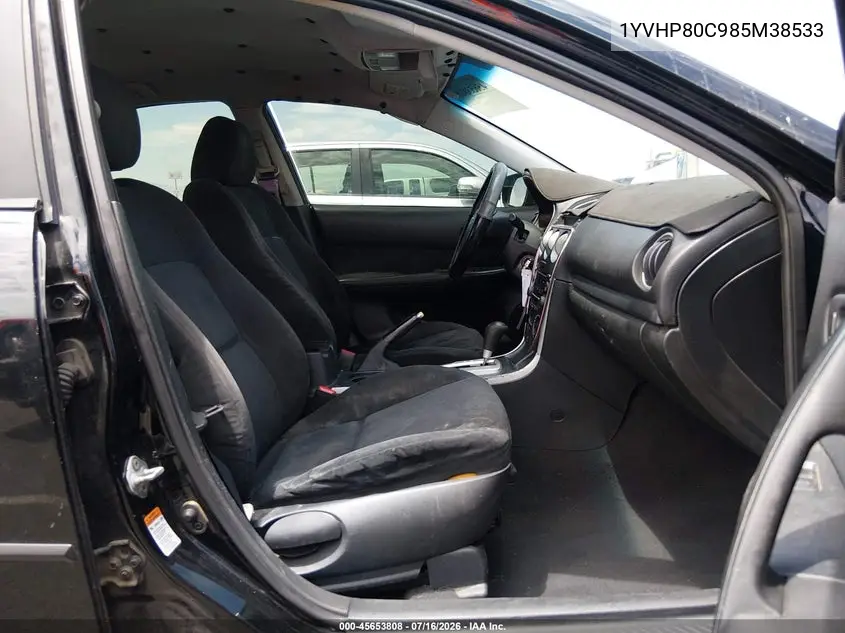 2008 Mazda Mazda6 I Sport Ve VIN: 1YVHP80C985M38533 Lot: 45653808