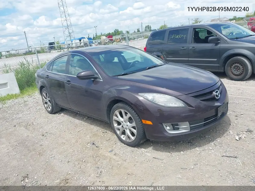 2009 Mazda 6 S VIN: 1YVHP82B495M02240 Lot: 12637600