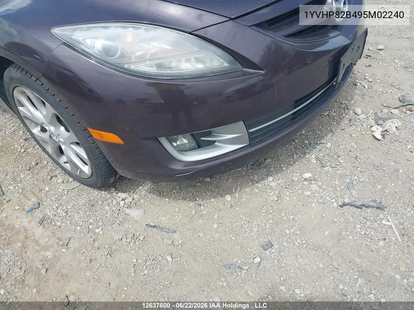 2009 Mazda 6 S VIN: 1YVHP82B495M02240 Lot: 12637600
