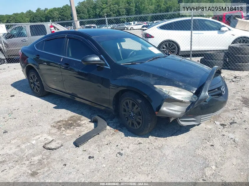 2009 Mazda Mazda6 I Sport VIN: 1YVHP81A095M18413 Lot: 45600648
