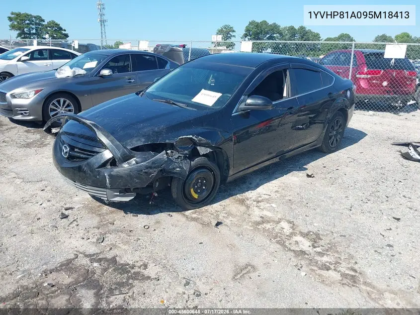 2009 Mazda Mazda6 I Sport VIN: 1YVHP81A095M18413 Lot: 45600648