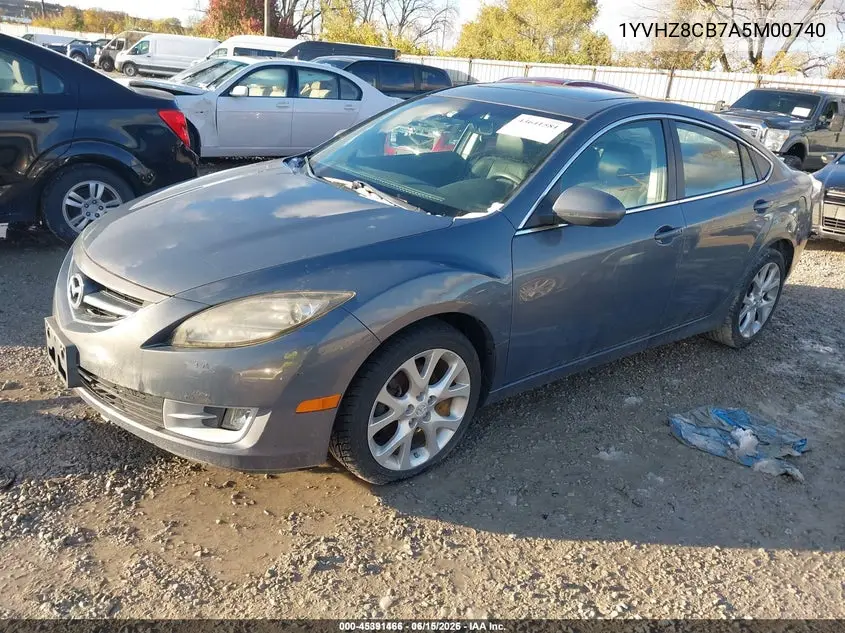 1YVHZ8CB7A5M00740 2010 Mazda Mazda6 S Grand Touring