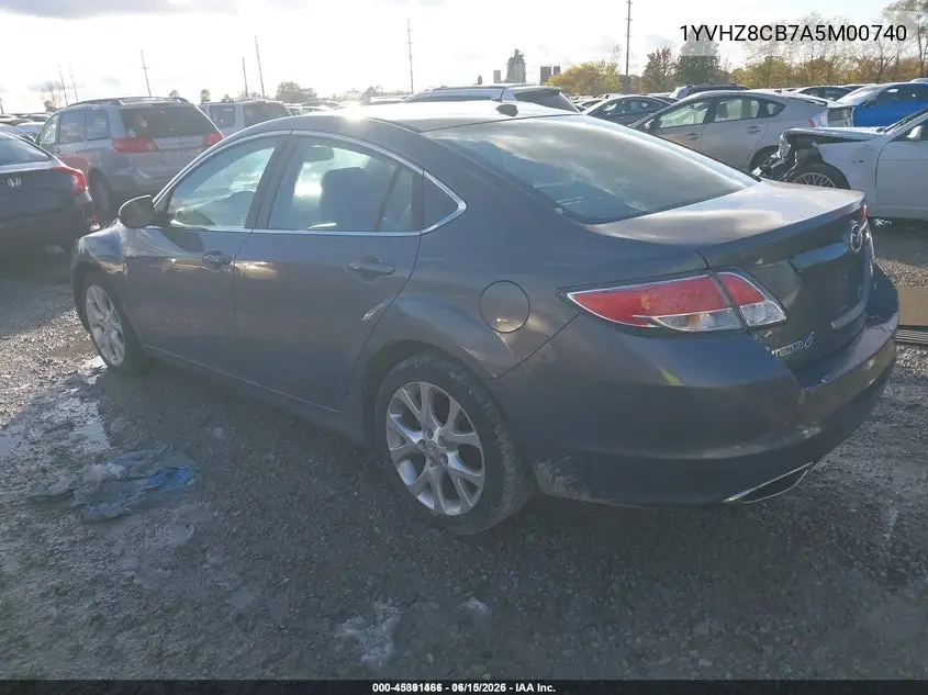 1YVHZ8CB7A5M00740 2010 Mazda Mazda6 S Grand Touring