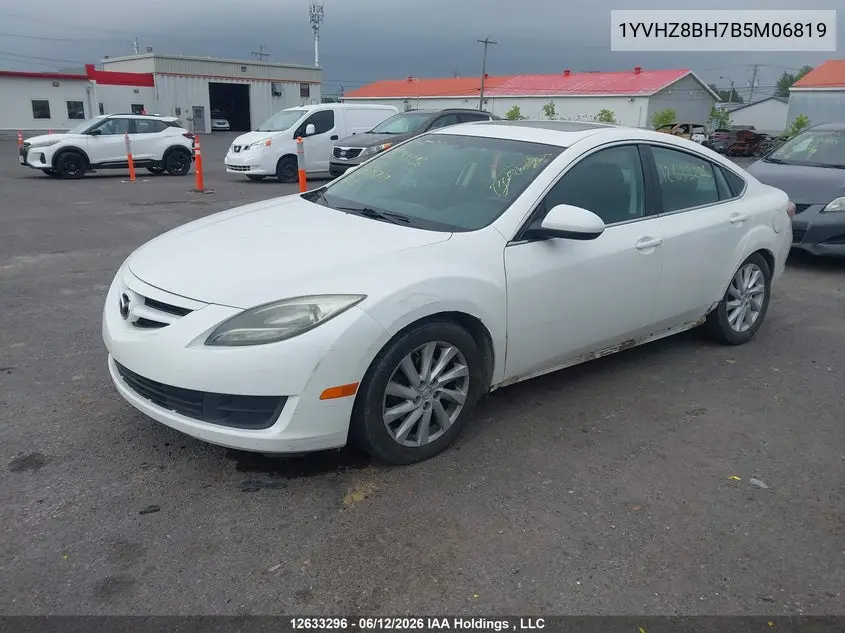 2011 Mazda 6 I VIN: 1YVHZ8BH7B5M06819 Lot: 12633296