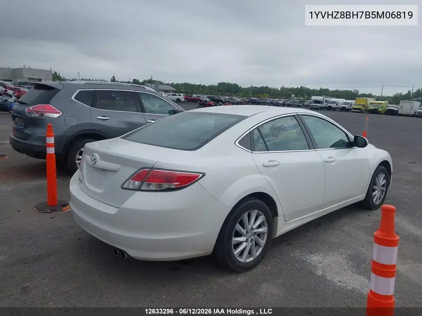 2011 Mazda 6 I VIN: 1YVHZ8BH7B5M06819 Lot: 12633296