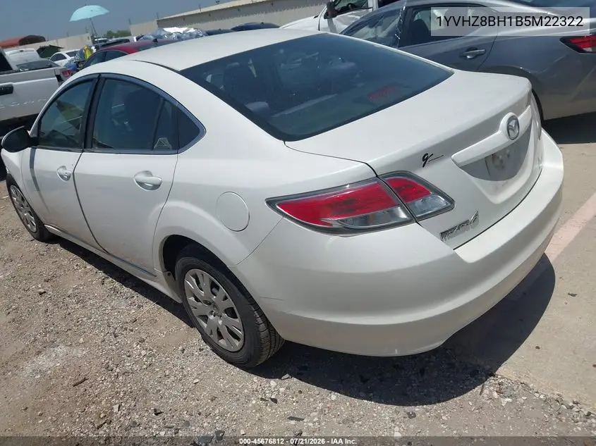 2011 Mazda Mazda6 I Sport VIN: 1YVHZ8BH1B5M22322 Lot: 45676812