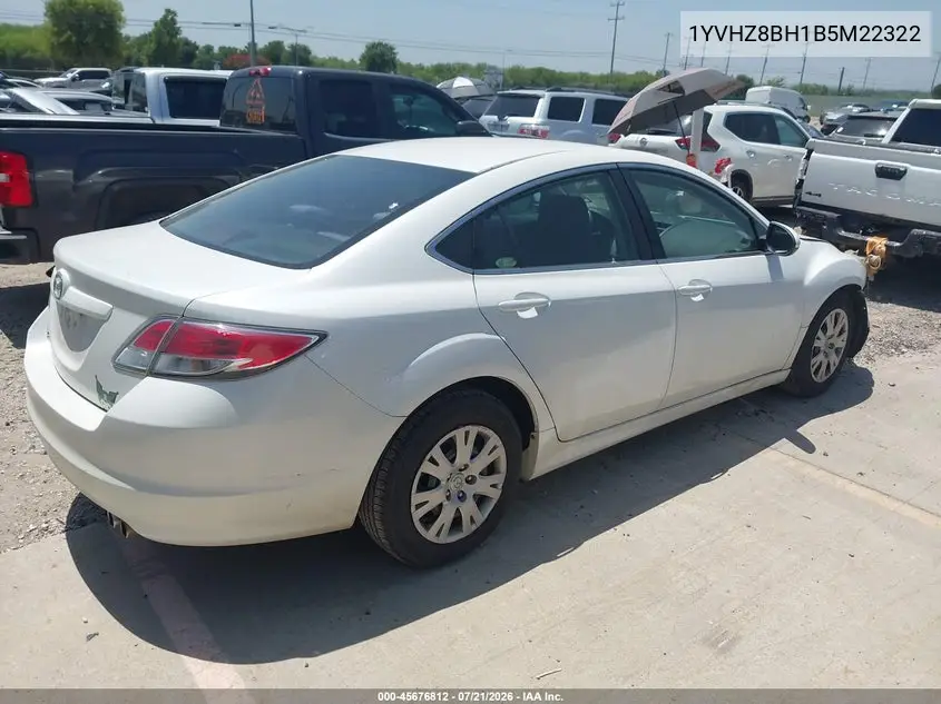 2011 Mazda Mazda6 I Sport VIN: 1YVHZ8BH1B5M22322 Lot: 45676812