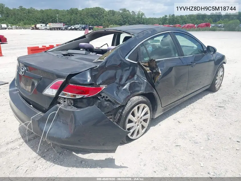 2012 Mazda Mazda6 I Touring VIN: 1YVHZ8DH9C5M18744 Lot: 45451638