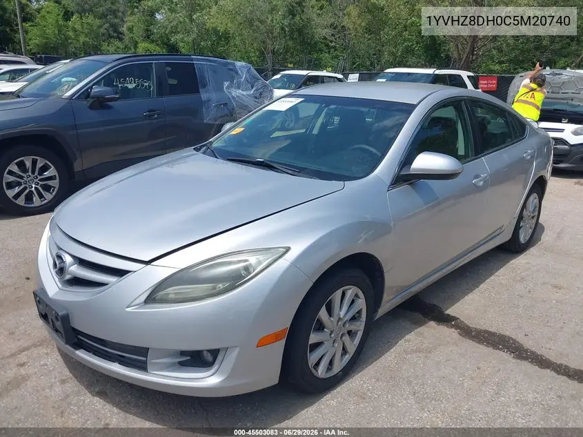 2012 Mazda Mazda6 I Touring VIN: 1YVHZ8DH0C5M20740 Lot: 45503083
