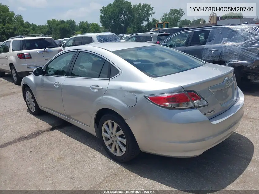 2012 Mazda Mazda6 I Touring VIN: 1YVHZ8DH0C5M20740 Lot: 45503083