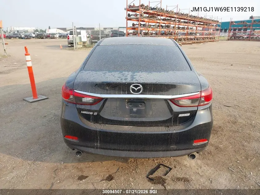 2014 Mazda 6 Grand Touring VIN: JM1GJ1W69E1139218 Lot: 30094507