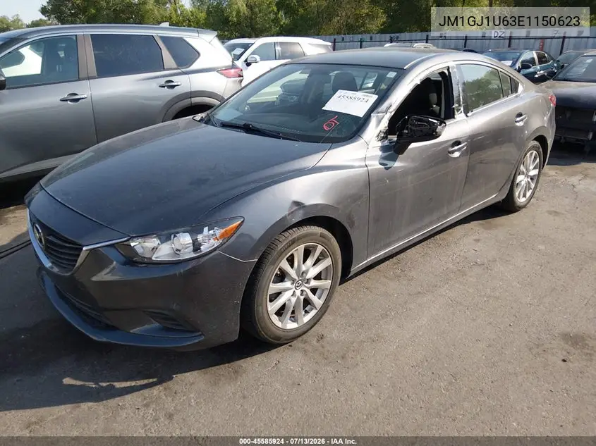2014 Mazda Mazda6 I Sport VIN: JM1GJ1U63E1150623 Lot: 45585924