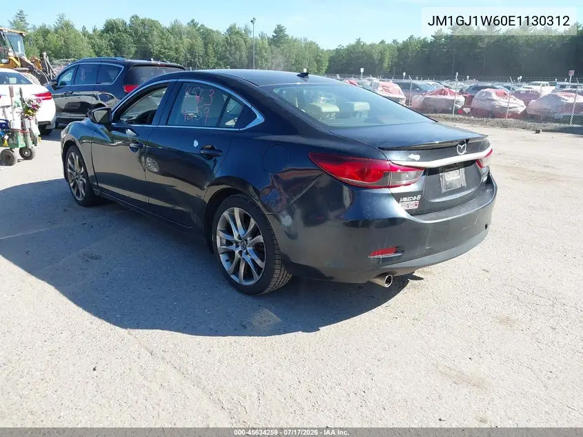 2014 Mazda Mazda6 I Grand Touring VIN: JM1GJ1W60E1130312 Lot: 45634259