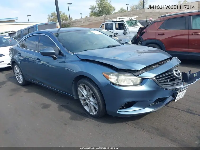 2014 Mazda Mazda6 I Touring VIN: JM1GJ1V63E1117314 Lot: 45662821