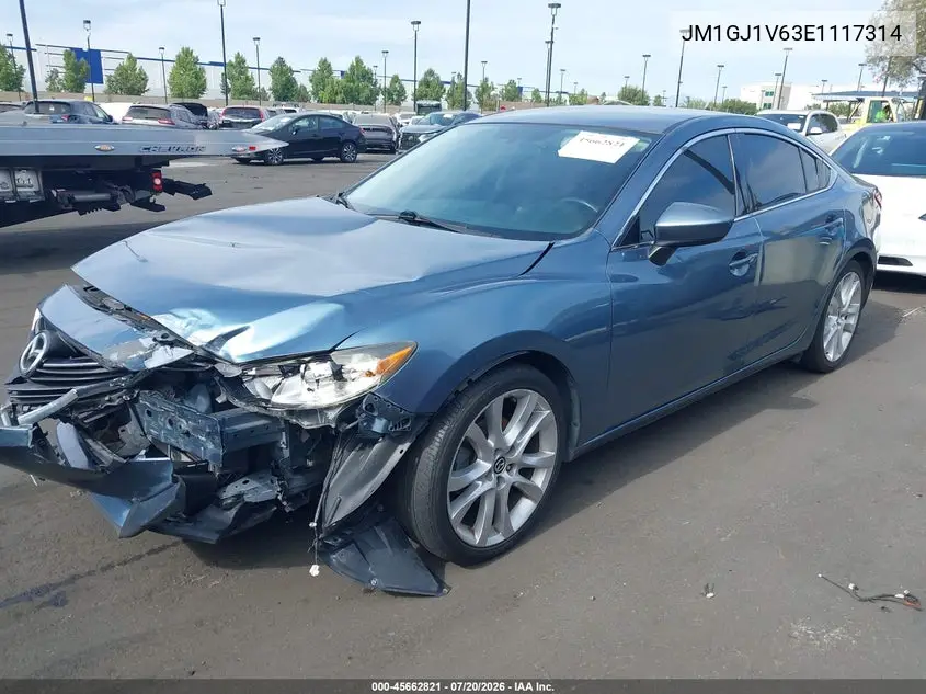 2014 Mazda Mazda6 I Touring VIN: JM1GJ1V63E1117314 Lot: 45662821