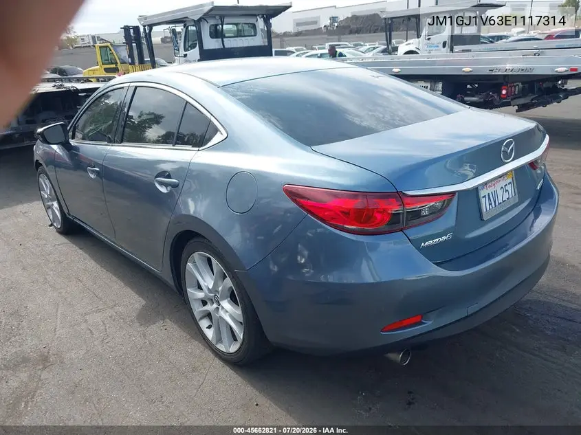 2014 Mazda Mazda6 I Touring VIN: JM1GJ1V63E1117314 Lot: 45662821