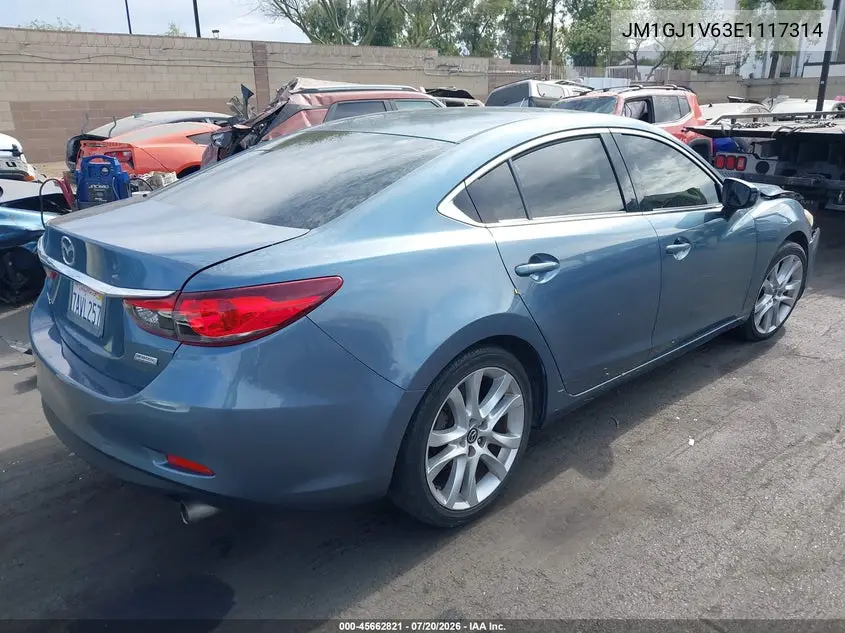 2014 Mazda Mazda6 I Touring VIN: JM1GJ1V63E1117314 Lot: 45662821