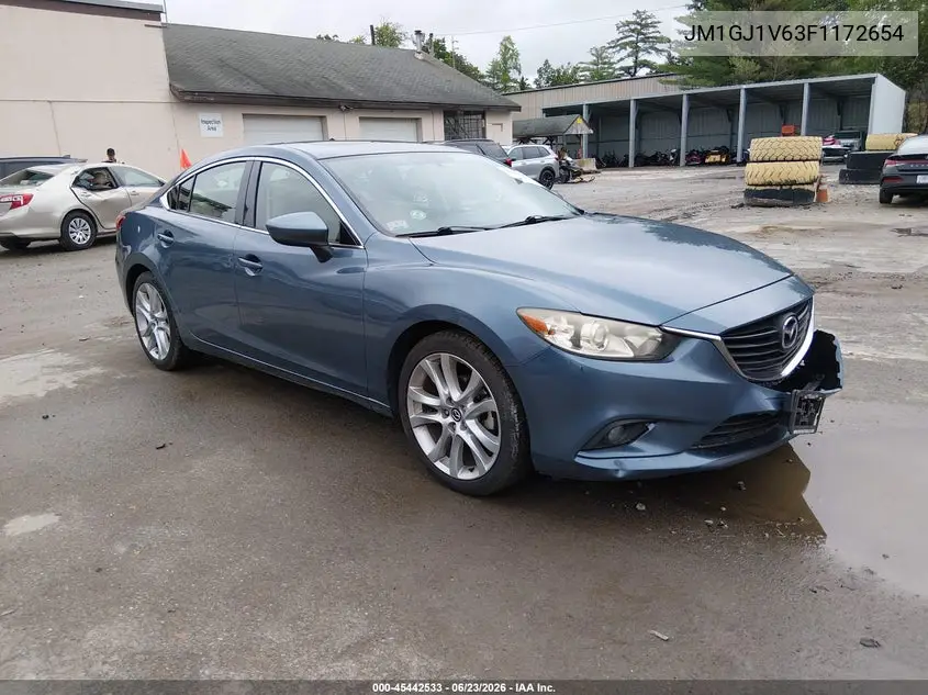 2015 Mazda Mazda6 I Touring VIN: JM1GJ1V63F1172654 Lot: 45442533