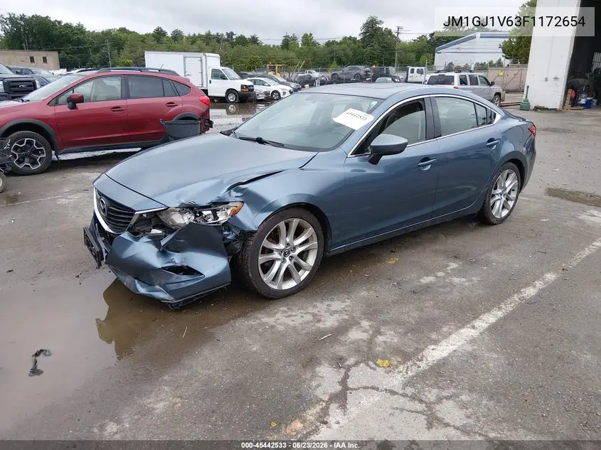 2015 Mazda Mazda6 I Touring VIN: JM1GJ1V63F1172654 Lot: 45442533