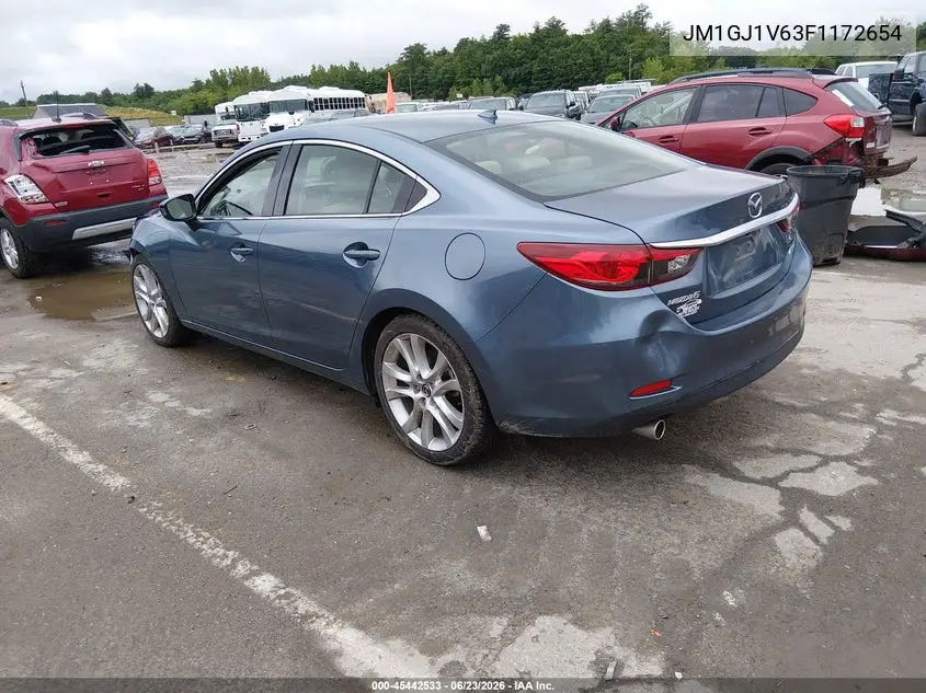 2015 Mazda Mazda6 I Touring VIN: JM1GJ1V63F1172654 Lot: 45442533