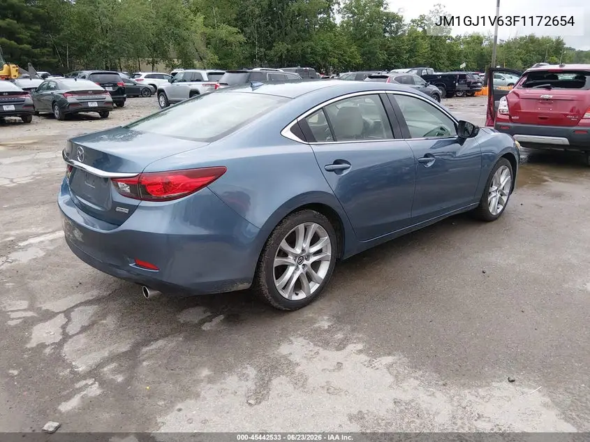 2015 Mazda Mazda6 I Touring VIN: JM1GJ1V63F1172654 Lot: 45442533