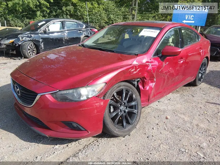 2015 Mazda Mazda6 I Grand Touring VIN: JM1GJ1W58F1215147 Lot: 45494045