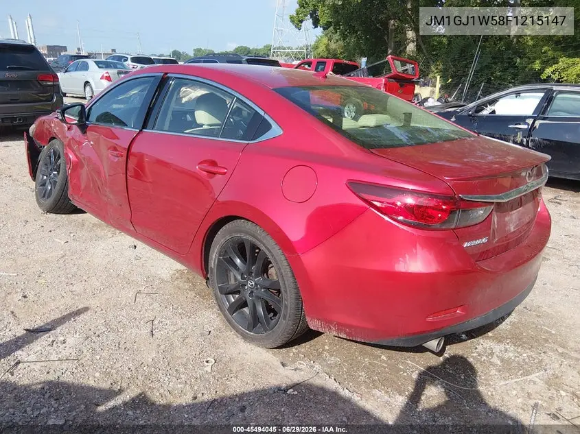 2015 Mazda Mazda6 I Grand Touring VIN: JM1GJ1W58F1215147 Lot: 45494045