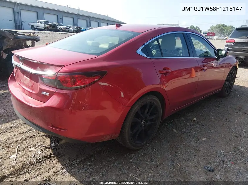 2015 Mazda Mazda6 I Grand Touring VIN: JM1GJ1W58F1215147 Lot: 45494045
