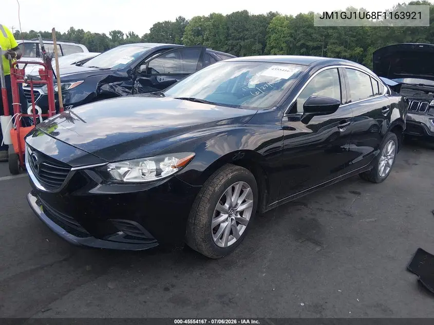 2015 Mazda Mazda6 I Sport VIN: JM1GJ1U68F1163921 Lot: 45554167