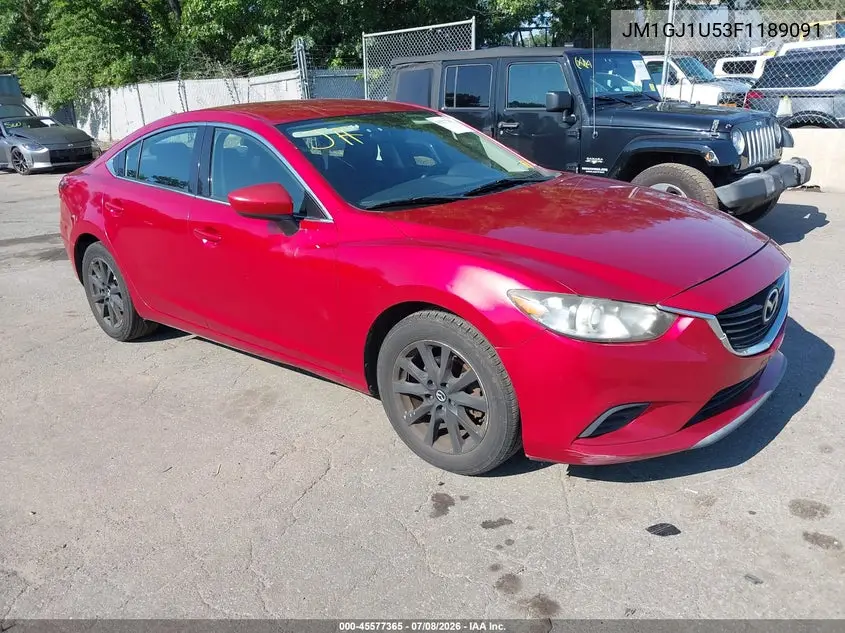 2015 Mazda Mazda6 I Sport VIN: JM1GJ1U53F1189091 Lot: 45577365