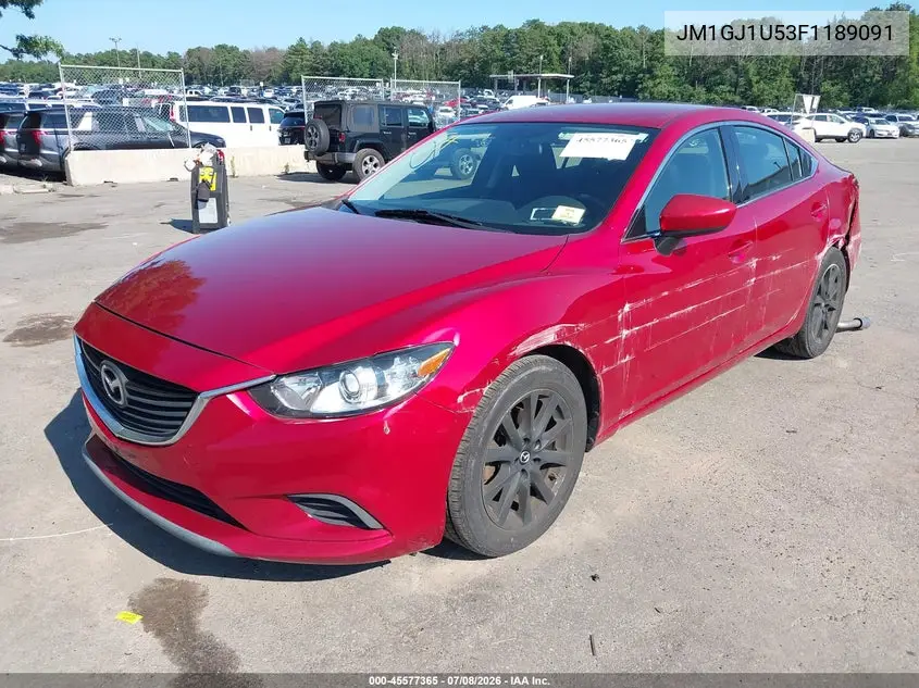 2015 Mazda Mazda6 I Sport VIN: JM1GJ1U53F1189091 Lot: 45577365