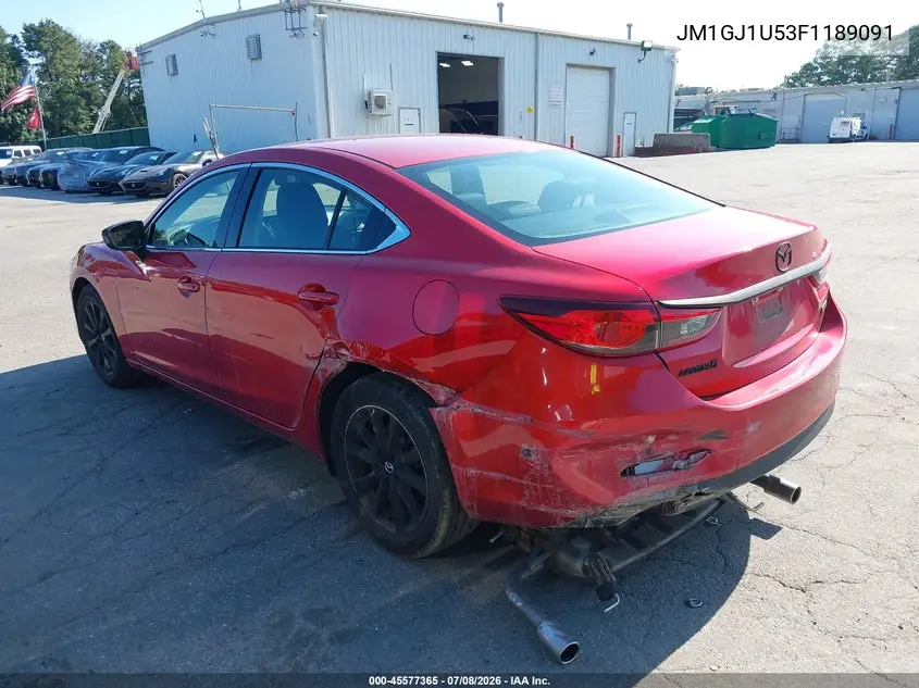 2015 Mazda Mazda6 I Sport VIN: JM1GJ1U53F1189091 Lot: 45577365