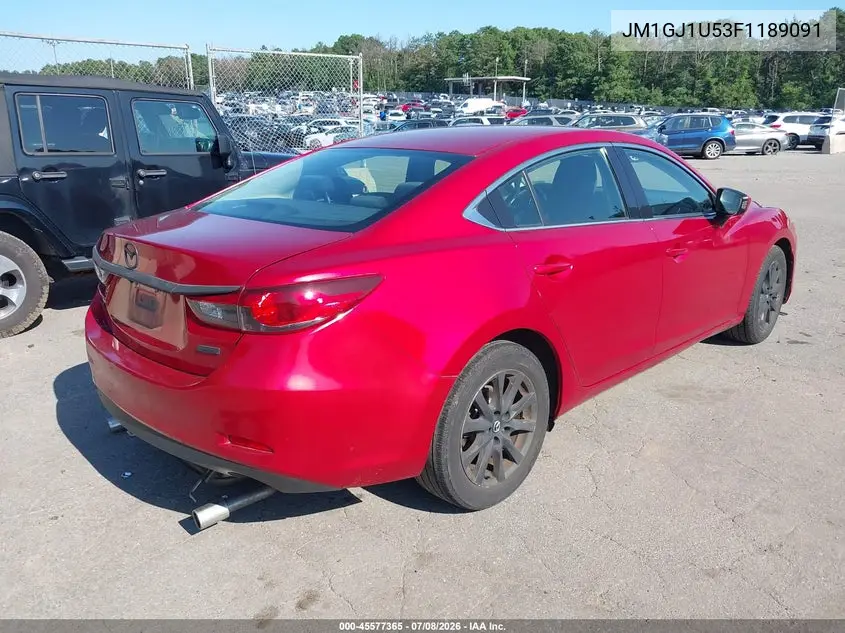 2015 Mazda Mazda6 I Sport VIN: JM1GJ1U53F1189091 Lot: 45577365