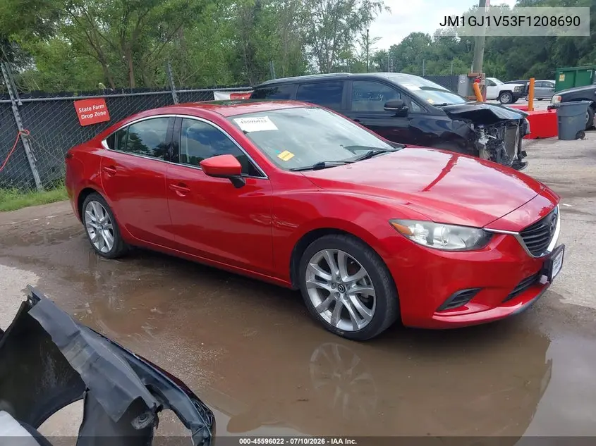 2015 Mazda Mazda6 I Touring VIN: JM1GJ1V53F1208690 Lot: 45596022