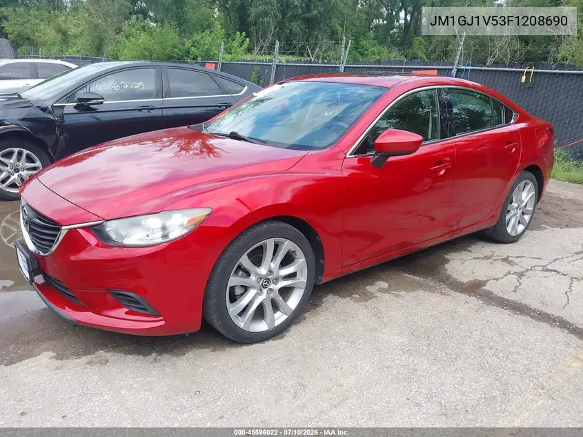 2015 Mazda Mazda6 I Touring VIN: JM1GJ1V53F1208690 Lot: 45596022