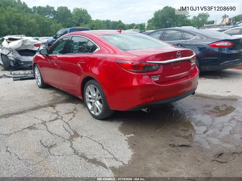 2015 Mazda Mazda6 I Touring VIN: JM1GJ1V53F1208690 Lot: 45596022