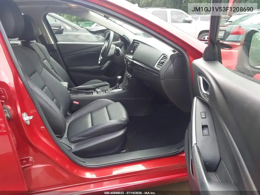 2015 Mazda Mazda6 I Touring VIN: JM1GJ1V53F1208690 Lot: 45596022