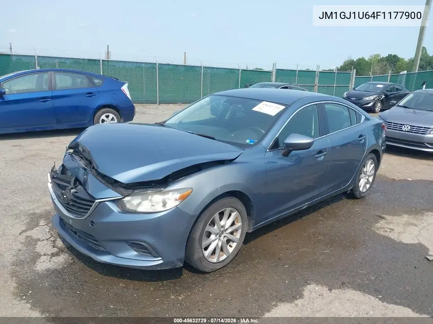 2015 Mazda Mazda6 I Sport VIN: JM1GJ1U64F1177900 Lot: 45632729