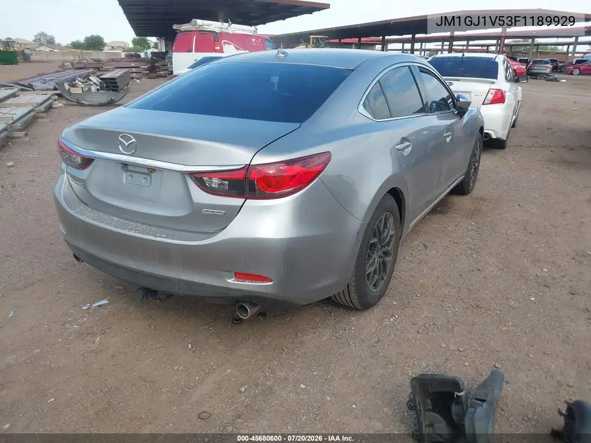2015 Mazda Mazda6 I Touring VIN: JM1GJ1V53F1189929 Lot: 45680600