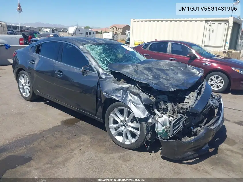 2016 Mazda Mazda6 I Touring VIN: JM1GJ1V56G1431906 Lot: 45242266