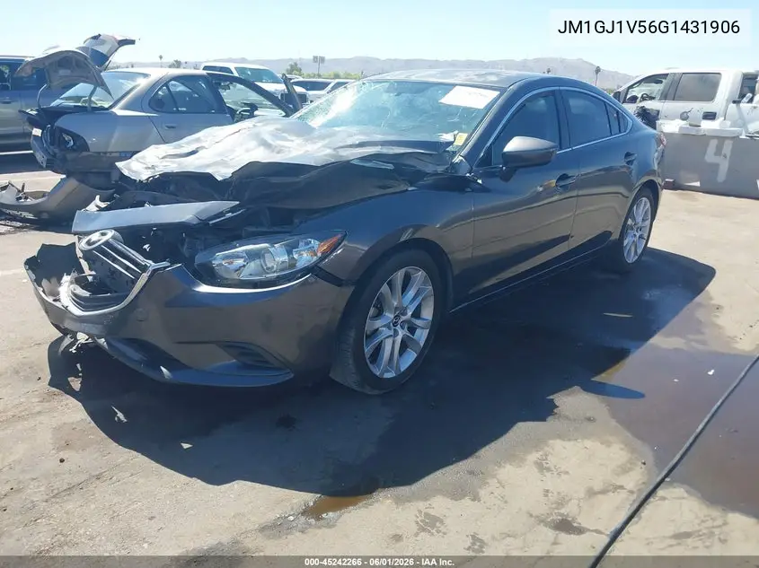 2016 Mazda Mazda6 I Touring VIN: JM1GJ1V56G1431906 Lot: 45242266