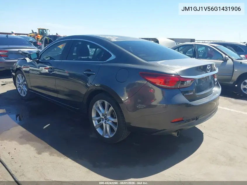2016 Mazda Mazda6 I Touring VIN: JM1GJ1V56G1431906 Lot: 45242266