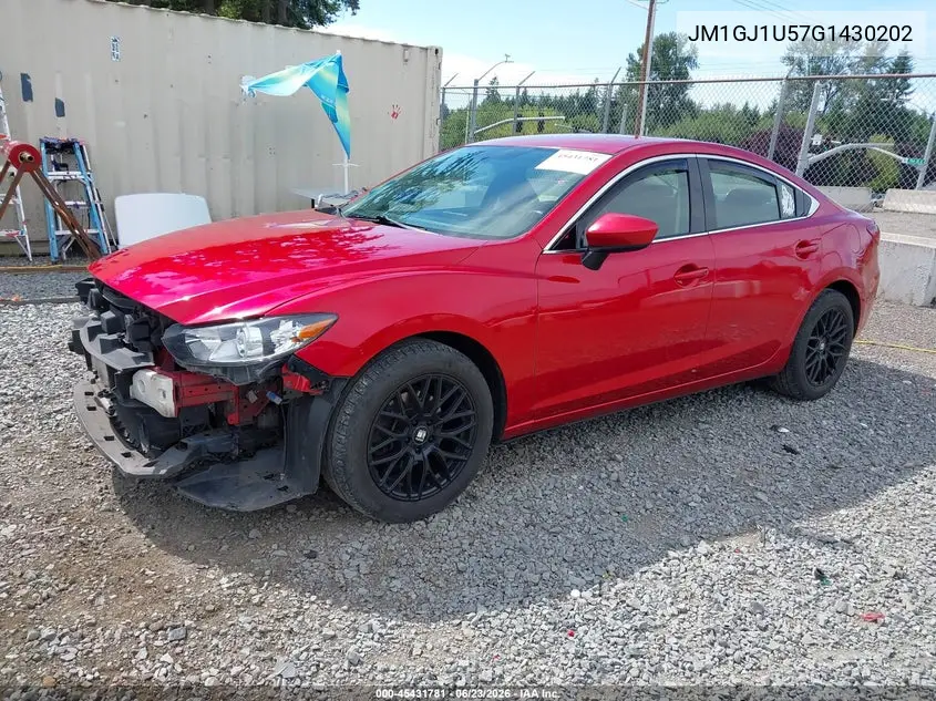 2016 Mazda Mazda6 I Sport VIN: JM1GJ1U57G1430202 Lot: 45431781