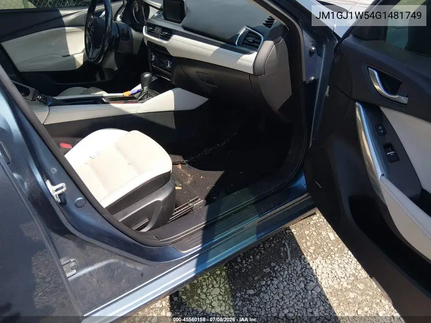 2016 Mazda Mazda6 I Grand Touring VIN: JM1GJ1W54G1481749 Lot: 45560158