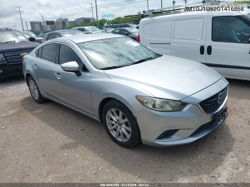 2016 Mazda Mazda6 I Sport VIN: JM1GJ1U52G1416868 Lot: 45561054