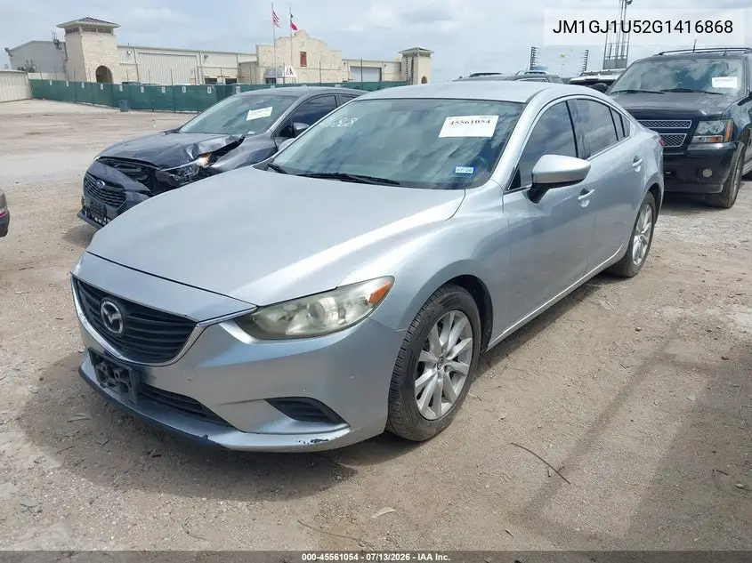 2016 Mazda Mazda6 I Sport VIN: JM1GJ1U52G1416868 Lot: 45561054