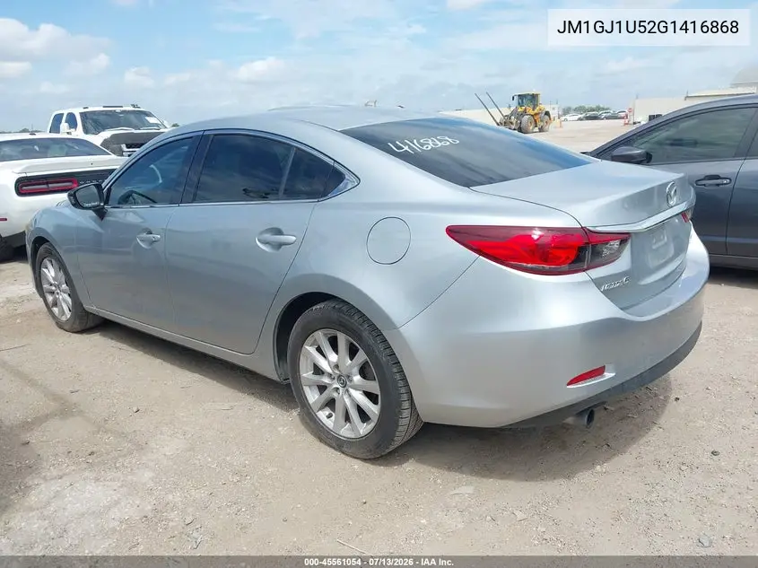 2016 Mazda Mazda6 I Sport VIN: JM1GJ1U52G1416868 Lot: 45561054